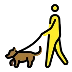 Person With Dog SVG Icon